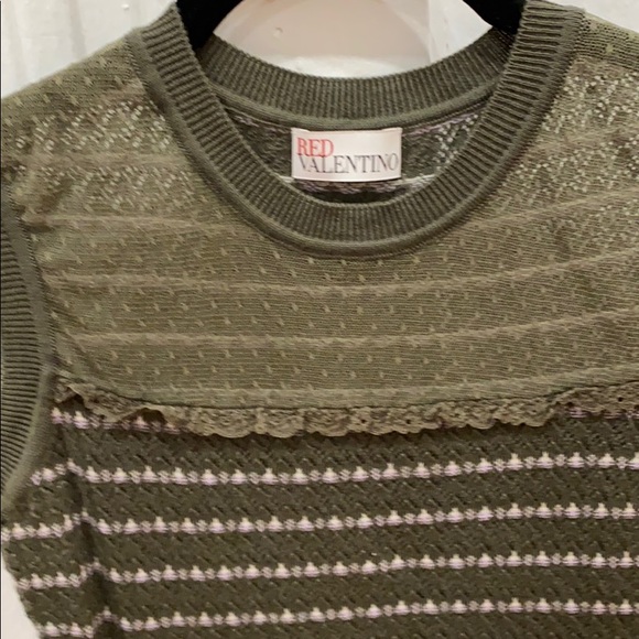 RED Valentino - Sleeveless Sheer Knit Top - Picture 3 of 5